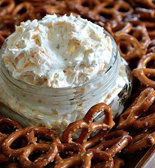 <3  BEER DIP ~ YES I SAID BEER DIP!!

4 - 8 ounce cream cheese, softened
2/3 cup beer 
2 envelopes ranch salad dressing mix 
4 cups shredded cheddar cheese 
pretzels

In a large bowl, beat the cream cheese, beer and dressing mix until blended. Stir in cheese. Serve with pretzels. 

Recipe courtesy of: http://www.ladybehindthecurtain.com/beer-dip/

♥♥♥LIKE & SHARE ♥♥♥
			
♥✿´¯`*•.¸¸✿ Join my support group for more every day fun, tips, recipes, weight loss support & motivation    www.facebook.com/groups/Nikshealthyfriends/       
		
 (¯`✻´¯)	
http://NikkiJ.SkinnyFiberPlus.com   	
	
Try Skinny Fiber-- You will love it- you can order here   http://nikkij.eatlessfeelfull.com/    
			
** FRIEND ME OR FOLLOW ME ON FACEBOOK. I am always posting awesome stuff!** https://www.facebook.com/nikki.janveaux