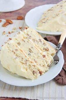 BUTTER PECAN CAKE

Ingredients
2-2/3 cups chopped pecans
1-1/4 cups butter, softened, divided
2 cups sugar
4 eggs
2 teaspoons vanilla extract
3 cups all-purpose flour
2 teaspoons baking powder
1/2 teaspoon salt
1 cup milk

FROSTING: OR PURCHASE
1 cup butter, softened
8 to 8-1/2 cups confectioners' sugar
1 can (5 ounces) evaporated milk
2 teaspoons vanilla extract

Directions
Place pecans and 1/4 cup butter in a baking pan. Bake at 350° for 20-25 minutes or until toasted, stirring frequently; set aside.
In a large bowl, cream sugar and remaining butter until light and fluffy. Add eggs, one at a time, beating well after each addition. Stir in vanilla. Combine the flour, baking powder and salt; add to the creamed mixture alternately with milk, beating well after each addition. Stir in 1-1/3 cups of toasted pecans.
Pour into three greased and floured 9-in. round baking pans. Bake at 350° for 25-30 minutes or until a toothpick inserted near the center comes out clean. Cool for 10 minutes before removing from pans to wire racks to cool completely.
For frosting, cream butter and confectioners' sugar in a large bowl. Add milk and vanilla; beat until smooth. Stir in remaining toasted pecans. Spread frosting between layers and over top and sides of cake. Yield: 12-16 servings

♥♥♥SHARE so you can find it on your timeline♥♥♥

PLEASE PASS THIS ON
Even if this doesn't pertain to you....Pass it on to your family and friends

Share so you can easily find on your timeline later!

✔ Like ✔ “Share” ✔ Tag ✔ Comment ✔ Repost ✔Follow me

For more fun and amazing ideas... recipes and motivational weight loss tips
Click this website and join us here---> https://www.facebook.com/groups/sarasjourneytosucces/

also add me as a friend https://www.facebook.com/sara.kroeker.5


I love skinny fiber -- so will you = inbox me for more info.