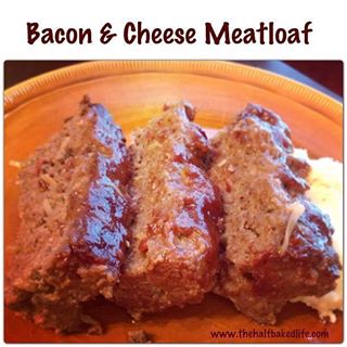 Bacon and Cheese Meatloaf

Serves 8

A meatloaf filled with bacon that is moist with a super glaze.

Prep Time - 20 min/Cook Time - 1 hr /Total Time - 1 hr 30 min 

Ingredients
•	1 cup low sodium beef stock
•	1 packet dried onion soup mix
•	1 1/2 lbs extra lean ground beef (90/10)
•	1 egg
•	4 slices crispy bacon - crumbled
•	1 cup low fat shredded cheddar (or any blend you have on hand)
•	1 cup seasoned bread crumbs
•	1 tbsp pepper
•	1 tbsp garlic powder
•	3 tbsp Worcestershire Sauce (divided)
•	2 tbsp brown sugar
•	1 tbsb mustard
•	2 tbsp ketchup

Instructions
1.	Preheat oven to 350
2.	Prepare a 5x9 loaf pan (you can use a large baking sheet if needed, the meatloaf would be formed by hand)
3.	Meatloaf
4.	In a small microwave safe bowl mix together beef stock and onion soup mix packet
5.	Heat for 2 minutes (or until starts boiling)
6.	Stir to combine
7.	In a large bowl gently combine ground beef, egg, bacon, cheese, bread crumbs, pepper, garlic powder and 1 1/2 Tbsp Worcestershire sauce & the soup mix
8.	Meatloaf mixture should be pretty wet, if you feel it is too wet add a few more Tablespoons of bread crumbs, or if it is too dry add some beef stock...please note that since we are using very lean meat there is not much fat, so make sure the mixture is wet enough to make up for that lack of fat
9.	Place meatloaf mixture into pan, make sure to not pack it too tight as we want it to be tender

For the Glaze
1.	In a small bowl combine the remaining Worcestershire Sauce, brown sugar, mustard & ketchup
2.	Stir until smooth
3.	Pour over meatloaf, making sure to evenly cover the top

To Finish
1.	Bake for 1 hour
2.	Let stand for 15 minutes in the pan before cutting

ENJOY!!!

Notes

Each serving is 7 WW+ points

**Calories: 286 Total Fat: 8.9 g Saturated Fat: 3.6 g Trans Fat: 0.2 g Cholesterol: 77.9 mg Sodium: 862 mg Total Carbs: 23.9 g Dietary Fiber: 1.5 g Sugars: 6.3 g Protein: 27 g