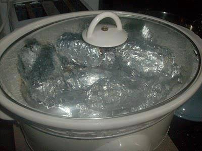 I am sooooo trying this!! What a great idea!  

Due to many requests for this recipe I am posting it again!!

What a GREAT IDEA!!

Complete Steak Dinner in CrockPot
Use a thick 3/4 inch steak
Pour a 1/2 cup A1 or Heinz 57 sauce over meat
cover with a layer of foil
add foil wrapped potatoes
and foil wrapped frozen corn cobs
cook on low for 6 hours
Full steak dinner any night of the week! This can also be done with thick pork chops or chicken breasts and BBQ sauce. The whole meal cooks in the slow cooker.

To SAVE be sure to click photo then click SHARE so it will store on your personal page.
recipes and motivational weight loss tips-- follow me --

For more fun and amazing ideas... recipes and motivational weight loss tips Click this website and join us here---> https://www.facebook.com/groups/lookingforskinny/