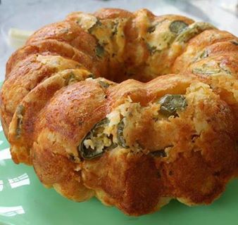 This looks so good....thank you, Babra!!

Fiesta Bubble Bread

1/2 c. butter, melted
1-1/2 c. shredded Mexican-blend cheese
1/4 c. shredded mozzarella cheese
10-oz. jar sliced jalapeño peppers, drained
1 t. dried parsley
2-12-oz. tubes refrigerated biscuits, cut into quarters

In a large bowl, combine butter, cheeses, pepper slices and parsley; add biscuits and toss to coat. Transfer to an ungreased Bundt pan. Bake at 350 degrees for 30 minutes, or until golden. Invert onto a serving plate; serve warm.