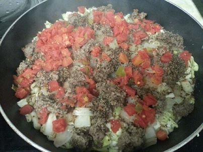 German Skillet Dinner~ absolutely wonderful
3 tbl butter or margarine
1/2 cabbage , chopped
2/3 c uncooked rice  (I use minute rice)
1 med onion,  chopped
2 lbs hamburger
1 can diced tomatoes or rotel tomatoes
Salt and pepper to taste

Melt butter in skillet,  layer cabbage,  uncooked rice,  onion, raw crumbled hamburger,  salt and pepper,  then tomatoes.  Cover with lid and simmer 25-35 minutes until rice,  cabbage and burger are done.  Do not stir or lift lid until done.