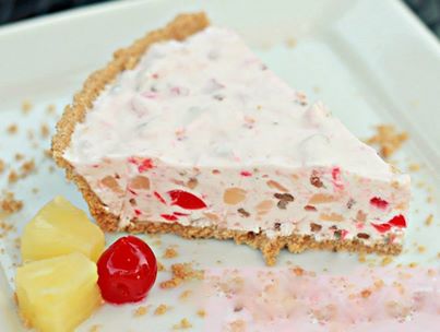 Hawaiian Millionaire Pie

Ingredients: yields 2 pies

2 Ready-Made Graham Cracker Crusts
1 (8 ounce) package cream cheese, softened
1 Large Container of Cool Whip
1 Large Can Crushed Pineapple (drained)
1 8 oz jar Maraschino Cherries (chopped & drained)
1 Can Eagle Brand Sweetened Condensed Milk
1/2 Cup Chopped Pecans
1/4 Cup Lemon Juice

Directions

Blend together the cream cheese, lemon juice and condensed milk; gently fold in the whipped topping.

Stir in the crushed pineapple, cherries and pecans; pour into pie crusts and refrigerate for 3 to 4 hours.
Shared from WTF What to fix photo.


♥♥♥DON'T LOSE THIS! "Share" or Tag yourself so it is on your 
timeline for when you want to make it.♥♥♥✻ღϠ₡ღ✻

Disclaimer......This recipe or idea was found and shared via the internet. I take no credit for the creation of neither this recipe nor the photograph. It is not my personal recipe or photograph. If creator is known I will provide credit, otherwise creator is unknown by me.
 
(¯`✻´¯)
**Feel free to send me a FRIEND REQUEST or FOLLOW ME. I am always posting awesome stuff!**

♥♥♥SHARE so you can find it on your timeline♥♥♥

Join us here for more great recipes, weight loss support, tips, and more at: 

Follow me at https://www.facebook.com/groups/703964602962897