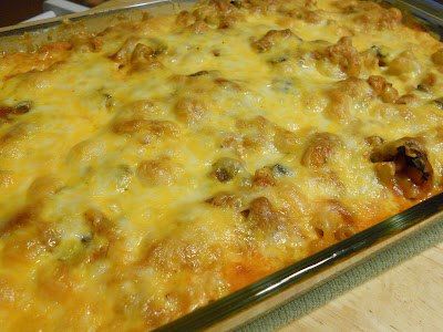 Million Dollar Casserole

Cook l lb. elbow macaroni
Lay half in a 9x13 baking dish.

In a bowl make a mixture of: 
1/4 c. sour cream
8oz. cottage cheese
4 oz. cream cheese
1/3 c. chopped onion
1/2 c. Parmesan cheese
1 t. garlic salt
1 t. pepper
Spread the above mixture evenly over the macaroni
Layer on the rest of the pasta.
Pour on  28 oz. spaghetti sauce (preferably homemade - with or without meat).
Sprinkle on any other veggies - mushrooms, green peppers, etc.
Top with cheese.
Refrigerate overnight, then bake at 350 degrees for 45 minutes.  Thanks Ally :)