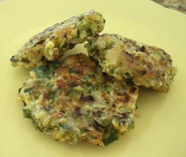 Okra Patties

Ingredients:

1 lb okra, chopped fine
1/2 cup onion, chopped fine
1 teaspoon salt
1/4 teaspoon pepper
1/2 cup water
1 egg
1/2 cup flour
1 teaspoon baking powder
1/2 cup cornmeal
bacon grease (for frying) or oil	 (for frying)

Directions:

Combine okra, onion, salt, pepper, water, and egg and mix well.

Mix flour, baking powder, and cornmeal and add to okra mixture, mixing well.

Heat oil to medium-high, drop okra by heaping tablespoons into hot oil and cook until brown on both sides.