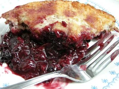Old Fashioned Berry Cobbler



Ingredients
2 C Berries, frozen or fresh 
1/2 cup sugar 
1 cup milk 
1 cup self rising flour 
1 cup sugar 
1 stick butter or margarine 


Instructions
1.Preheat oven to 350 degrees. Melt stick of butter in oven proof casserole dish in oven while mixing ingredients. Place 1 T margarine on top of berries in a small bowl. Pour 1/2 cup sugar over berries. Stir. Heat in microwave for 1 minute so that sugar begins to melt.
 2.Mix together 1 cup flour and 1 cup sugar until blended. Pour in 1 cup milk and mix until blended.
 3.After butter is melted, take casserole out of oven and pour batter on top of melted butter. Pour berries on top of batter. DO NOT STIR! Sprinkle a tablespoon of sugar over cobbler. Place in 350 oven and cook for 55 minutes or until golden.