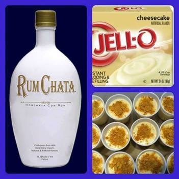 Rum Chata Cheesecake Pudding Shots (Share so ya don't lose it)
1 small pkg. Cheesecake pudding (instant, not the cooking kind)
¾ Cup Milk
¾ Cup Rum Chata
8oz tub Cool Whip 
Directions 
1. Whisk together the milk, liquor, and instant pudding mix in a bowl until combined. 
2. Add cool whip a little at a time with whisk. 
3. Spoon the pudding mixture into shot glasses, disposable 'party shot' cups or 1 or 2 ounce cups with lids. 
Garnish with graham cracker crumbs if desired. 
Place in freezer for at least 2 hours.

┊　┊　┊　☆ Follow/Friend me ---> www.facebook.com/kathie.halstead
┊　┊ ★Visit my web site ---> www.KatHalstead.SkinnyBodyCare.com
┊☆Join my Free Group-> www.facebook.com/groups/healthybodymindandspirit/