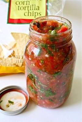 STOP!!  Don't buy all those store made salsa's with all the nasty preservatives in it.  You can easily make your own and it will taste much better then the stuff you've been getting in the store.  

Simple and delicious: Chop 5-6 Roma tomatoes,1 small onion and 1/2 cup fresh Cilantro. Mince 2 seeded Serrano or Jalapeño peppers and 1 clove of garlic. Add 2 tbsp. freshly squeezed lime juice and salt and pepper to taste. Mix everything together and let sit overnight for flavors to meld.

PLEASE SHARE :) To SAVE this recipe, be sure to click SHARE so it will store on your personal page. ***Don't forget to LIKE our page.***