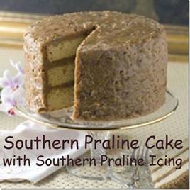 Southern Praline Cake with Southern Praline Icing - Sweets and Desserts Recipes!

Ingredients: 

1 cup butter or margarine, softened 
1 & 1/2 cups Granulated sugar
1 cup Light brown sugar, firmly packed 
4 large eggs 
3 cups all-purpose flour 
1 & 1/2 teaspoons baking powder 
1/4 teaspoon baking soda 
1/2 teaspoon salt 
1 cup milk 
2 teaspoon vanilla extract 

Directions:

Grease & flour three nine-inch round cake pans and preheat oven to 350°F. Cream the butter or margarine with both Granulated sugar and light brown sugar until very light and fluffy, then add the eggs, one at a time, beating well after each addition. Sift the flour with the baking powder, baking soda and salt and add to the batter alternately with the milk, beginning and ending with the dry mixture. Stir in the vanilla extract. Divide batter evenly among the prepared pans and bake in the center of the preheated oven for twenty-five to thirty minutes or until a wooden pick inserted in the center of the layers comes out clean. Cool layers in their pans over a rack for ten minutes, then loosen and turn out layers directly onto racks for cooling. Cool layers thoroughly before icing (recipe follows). Recipe yields a nine-inch, three-layer cake. 

For Southern Praline Icing:
3/4 cup butter or margarine
1 cup Granulated Sugar
1/2 cup Light Brown Sugar, firmly packed
4 large eggs of yolk
1 large can (12 oz.) evaporated milk
2 teaspoons vanilla extract
2 cups chopped pecans

Directions:

Melt the butter or margarine in a large saucepan over medium heat. Remove from heat, then stir in Granulated Sugar and Imperial Light Brown Sugar. (Sugars will not dissolve). 
In a separate bowl, whisk the egg yolks with the evaporated milk until smooth, then whisk this mixture into the saucepan with the sugar mixture. Return saucepan to a medium heat setting and cook, whisking constantly, until mixture is thick, shiny and caramel-like, about fifteen to twenty minutes. 
Remove from heat and stir in vanilla extract and pecans. 
Cool icing to a good spreading consistency (about thirty minutes), then spread evenly between cooled cake layers and over the top and sides of the cake. 
Recipe yields icing for a nine-inch, three-layer cake.
Serve and Enjoy!