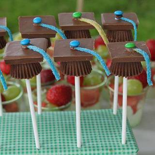 Feel free to Share

Cute idea for upcoming Graduation Parties!
The perfect treat for your graduation celebration! A fancy chocolate square, small peanut butter cup, sour taffy strings, and a mini M&M -- all "glued" together with dabs of melted chocolate, make delightful graduation pops. The base is a block of floral styrofoam, wrapped in scrapbook paper.

For more tips like these, join
http://www.facebook.com/groups/healthylifeweightloss/

Send me a friend request!! 
http://www.facebook.com/gerrie.vernon.1

http://getpaideasy38.EatLessFeelFull.com/
